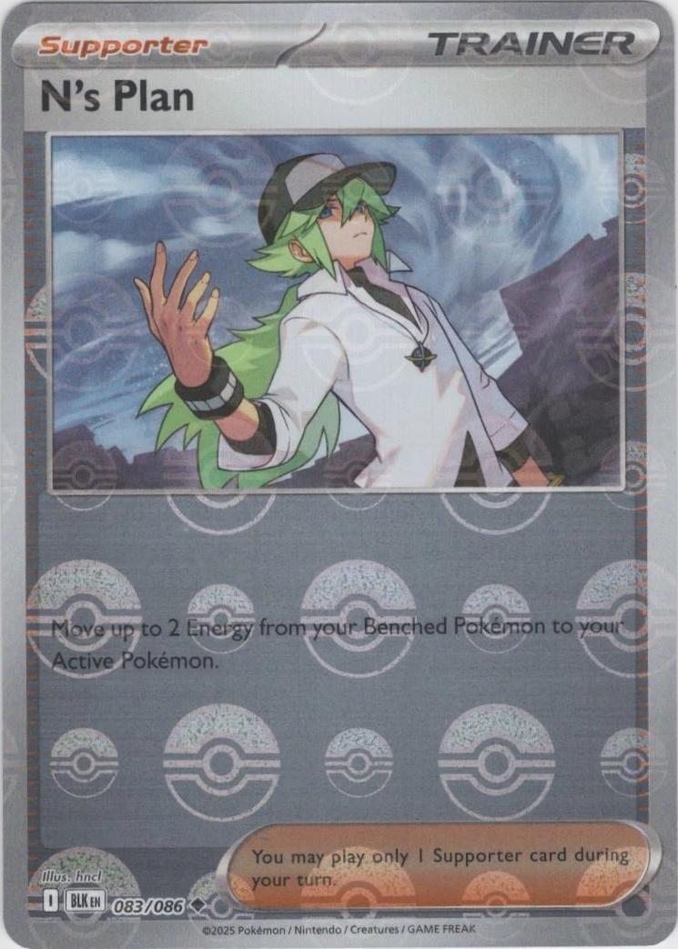 Black Bolt N's Plan [Poke-Ball] Pokémon card